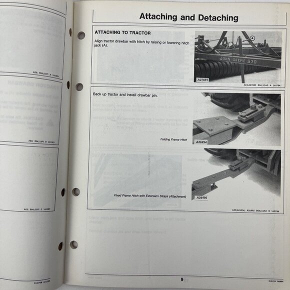 John Deere 970 Series Roller Harrows Operator's Manual OM A49623 Issue J4 dealer - Picture 9 of 13